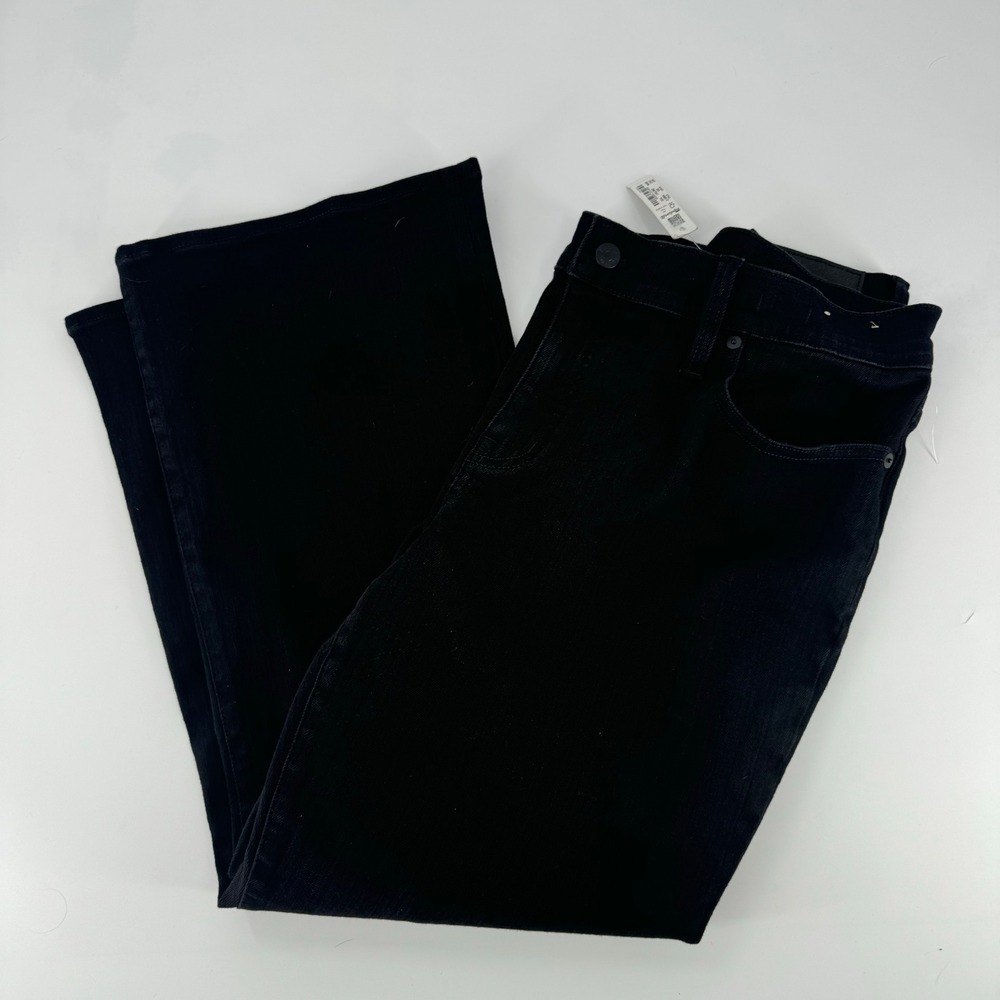 Madewell High Rise Flare Jeans Black NM812 P33 Fair Trade Certified‎